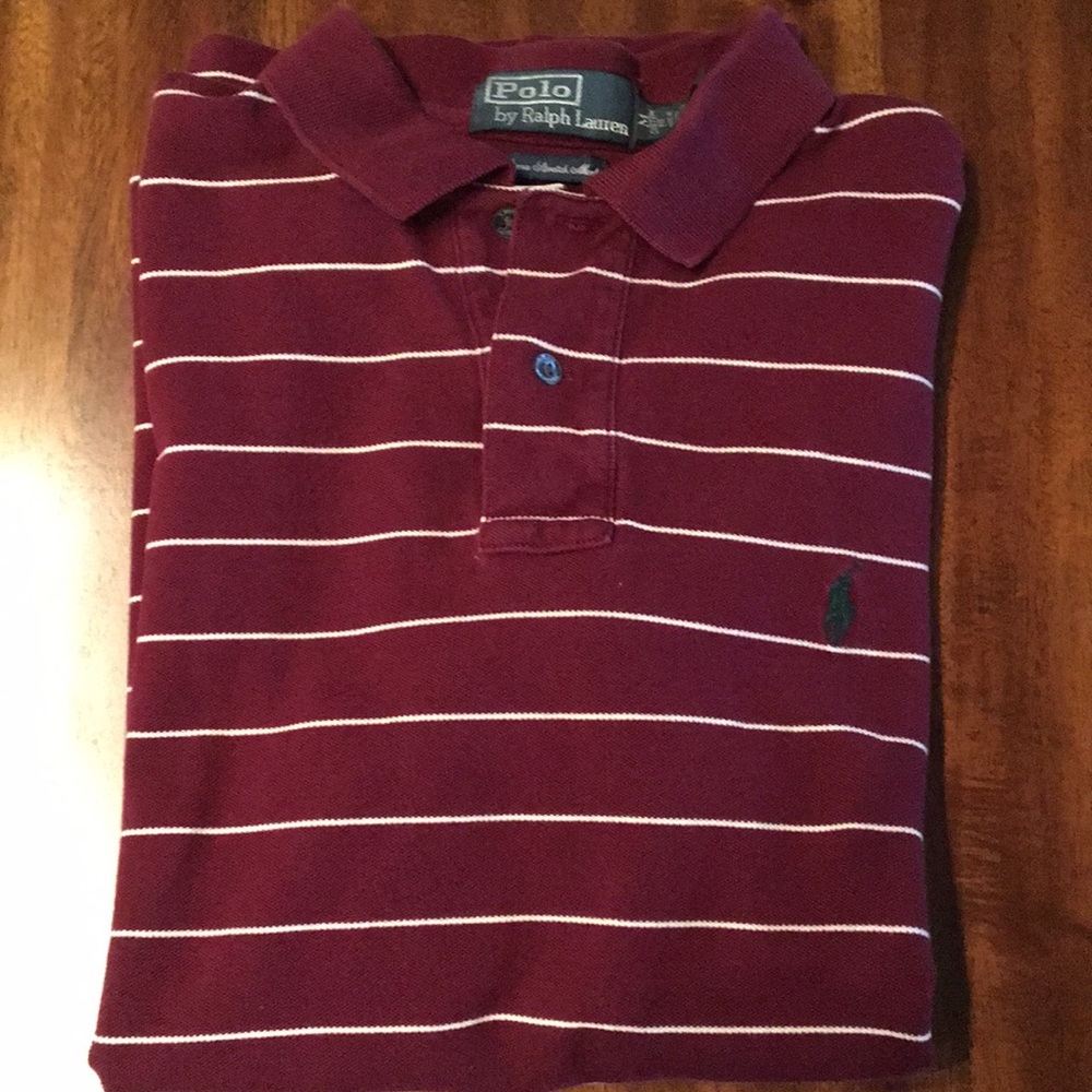 Men's striped Polo shirt